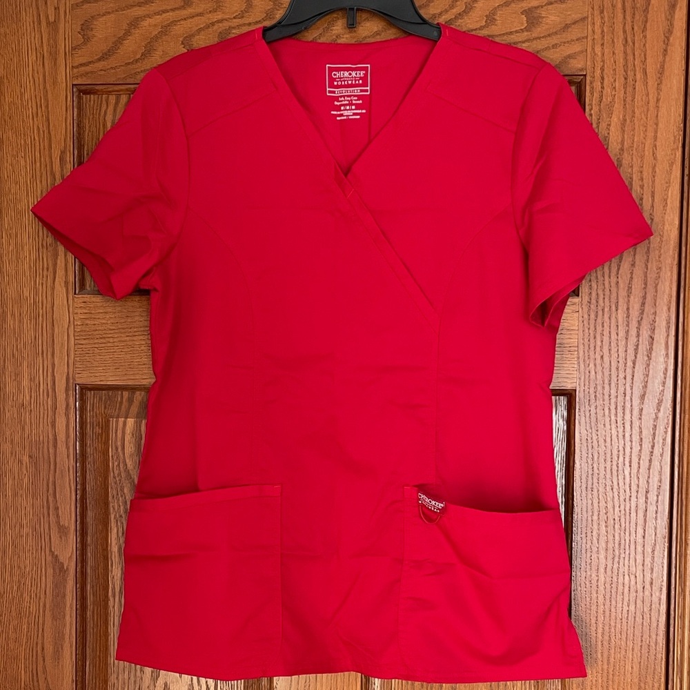 Cherokee Red Women's Scrub Top